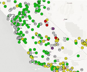 California Air Quality Map